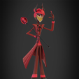 AlastorsideRight.png Hazbin Hotel Alastor Miniature