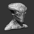 3.jpg Бюст инопланетянина 12 - STL-файл для 3D-печати