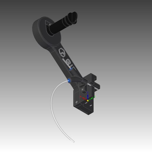 Spulenhalter-PTFE_Splitter-JPG01.jpg Qidi Plus 4, portacarretes, portacarretes y divisor de PTFE