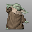 ZBrush Document.png GROGU - Baby Yoda Using the Force - With Cup - PACK - The Mandalorian