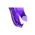 bottomjawRF.stl Fichier STL gratuit Masque Venin・Objet pour impression 3D à télécharger