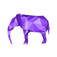 polygon_elephant.stl Polygon Elephant