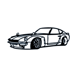 DATSUN-240Z.png Fichier STL Datsun 240z・Modèle à imprimer en 3D à télécharger