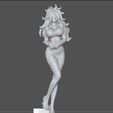 22.jpg ANDROID 21 SEXY STATUE OFFICE GIRL DRAGONBALL ANIME CHARACTER GIRL 3D print model