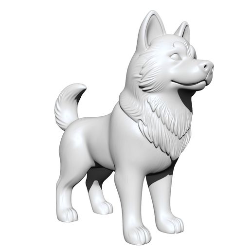 🐕 Husky・ STL File for 3D printing・Cults