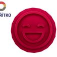 vychlámaný emoji.jpg Cookie stamp + cutter -  Emoji 4