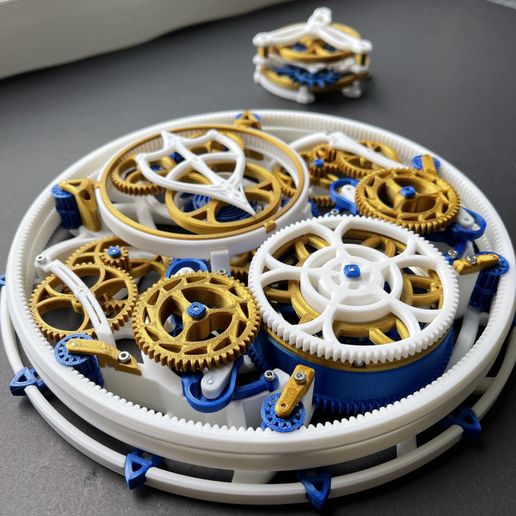 720X720-img-5187.jpg Fichier 3D Tourbillon Mechanica - Horloge mécanique à échappement de tourbillon・Objet imprimable en 3D à télécharger, Mechanistic