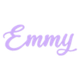 text.stl "Emmy" Name Lightbox, Led lamp