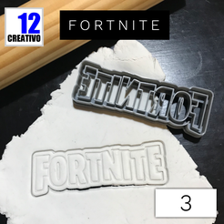 IMG_8676.PNG STL file Cookie Cutter Fortnite Logo・3D printing model to download