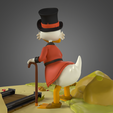 tbrender_006.png Ducks Tales diorama Scrooge Mc Duck Donald duck Huey Duey Luey