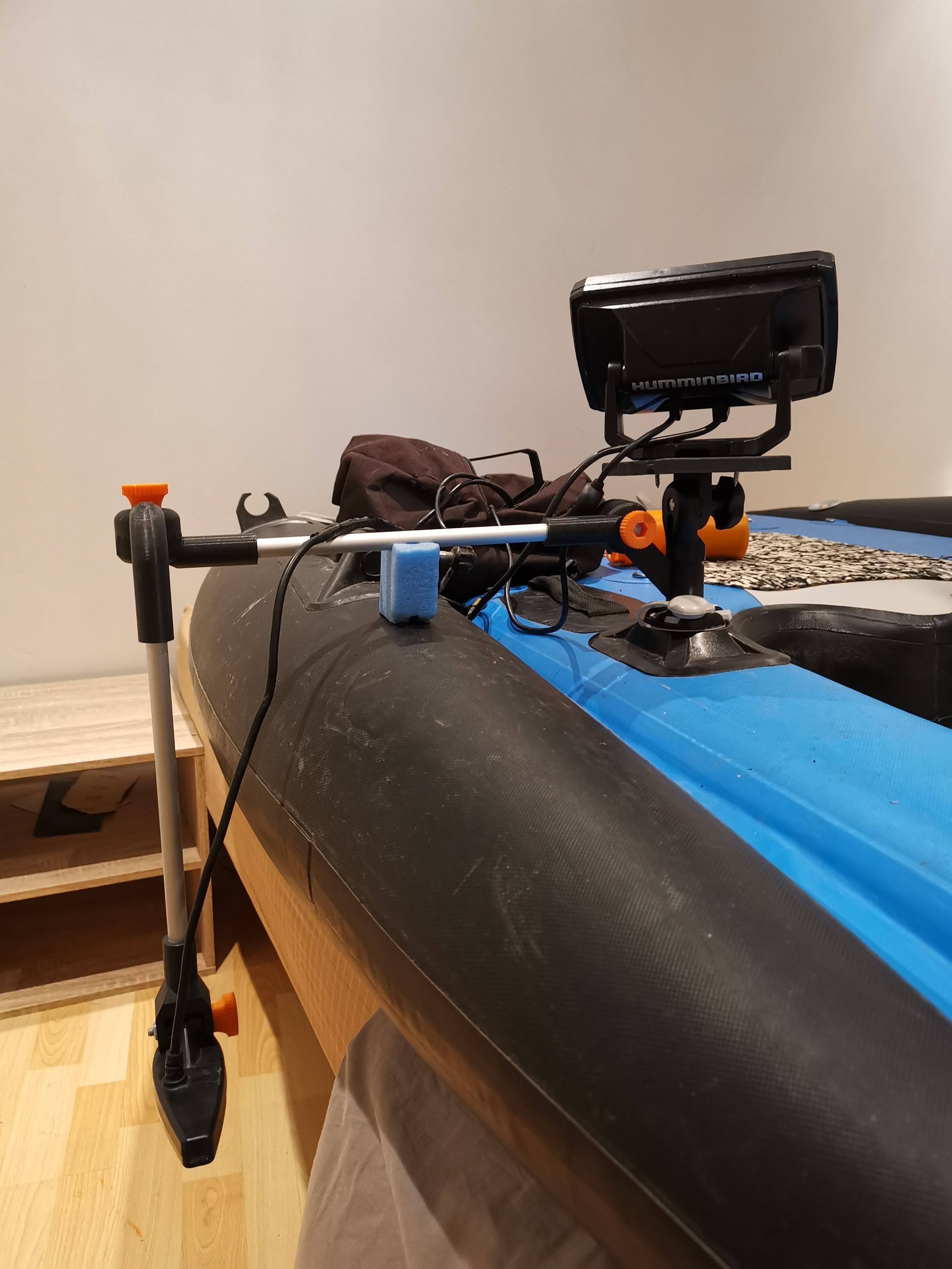 IMG_20200825_223552.jpg Fichier STL gratuit Support de sonde echosondeur float tube kayak bateau・Modèle pour imprimante 3D à télécharger, kevfishing