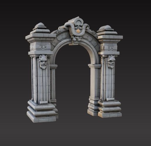 gates 3D model