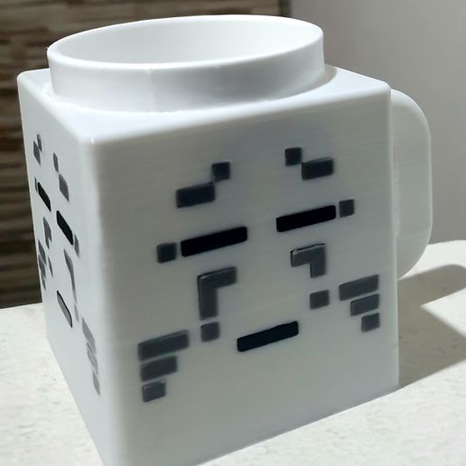☕ minecraft mug・ STL File for ・Cults