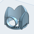 paintpot-holder-1-connector-pipe.png Free STL file Paint Pot Pipe Conversion Ring Vents2・3D printing model to download