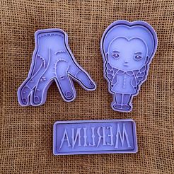 merlina.jpg MERLINA Wednesday Friday Addams COOKIE CUTTER CUTTING COOKIES