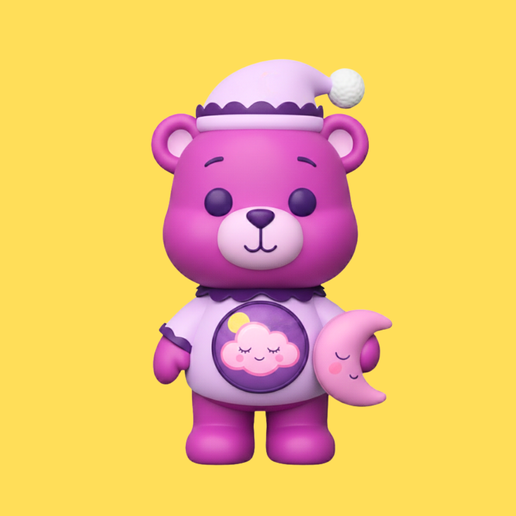 Bedtime Bear 3D bear family