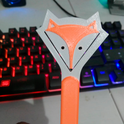 zorrito1.png STL file Bookmark Little Prince Fox Bookmark・3D printing template to download, Soluciones3d