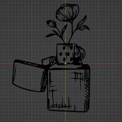 Screenshot_13.png Fichier STL Décoration murale Zippo Flower・Objet imprimable en 3D à télécharger