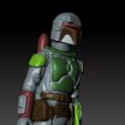 ScreenShot996.jpg Star Wars .stl Bobafett.3D action figure .OBJ Kenner style.