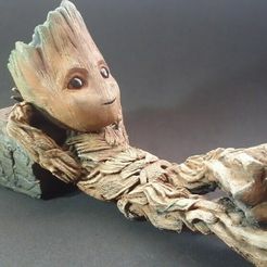 20180511_075421.jpg Free 3D file Groot・3D printer model to download