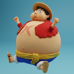 luffy2.png Balloon Luffy One Piece Bauble