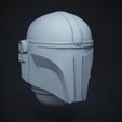 360Render_Mando__CESSENTIAL_Direct0000.jpg Mandalorian (Yıldız Savaşları) Miniyatürler için Uzay Piyade Kaskları