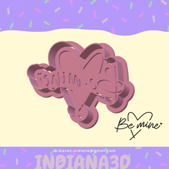 untitled.341d.png Download STL file CORTANTE "be mine". • 3D printable object, Indiana3D
