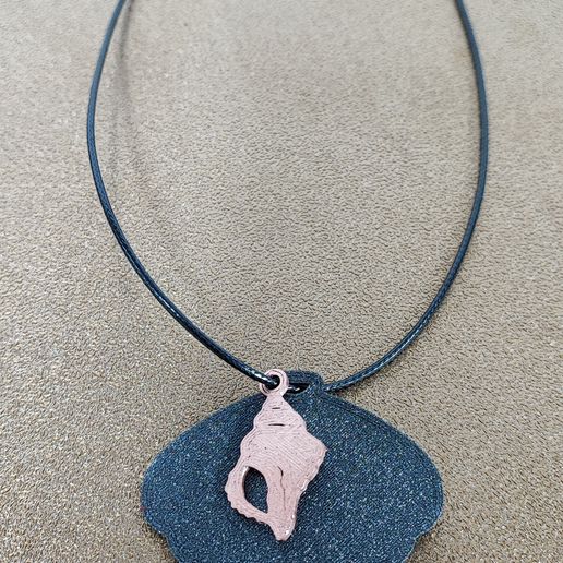 Seashell Pendant 3D model