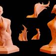 Parts.jpg Street Fighter Laura Matsuda 3D Print Statue STL Files (Download files) figure digital pattern printing figurine Art