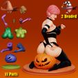 Untitled-3.jpg Файл 3D 3D-печатная модель девушки на Хэллоуин・3D-печатная модель для загрузки