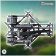 6.jpg Medieval trebuchet with wooden counterweight (1) - Medieval Gothic Feudal Old Archaic Saga 28mm 15mm RPG