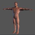 3.jpg Animated Naked Man-Rigged 3d game character Low-poly 3D model