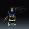 CG Pyro Term 32 Wonder Woman Bust Color 06.jpg Wonder Woman DC Comics Justice Leage Wonder Woman STL Files 3d printing