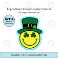 Etsy-Listing-Template-STL.png Leprechaun Emoji Cookie Cutters | STL Files