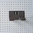 038_1.jpg STL-Datei Club Hammer 1000 Grams holder 038 I ENFORCE I for screws or peg board kostenlos・3D-Drucker-Modell zum herunterladen