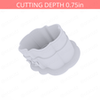 Plaque_1~1.25in-cookiecutter-only2.png Plaque #1 Cookie Cutter 1.25in / 3.2cm