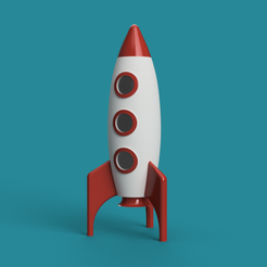 fond-vert-fusé.png STL file Rocket for pencils・3D printer design to download, HDDcreations