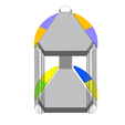 Base_V400-per-schema-_01.png STL-Datei Seitenverschluss für das Druckermodell FLSUN V400・Design für 3D-Drucker zum herunterladen