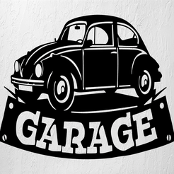 Imagen1-VOLKSWAGEN.png Fichier STL VOLKSWAGEN AUTO GARAGE WALL ART 2D WALL DECORATION・Objet imprimable en 3D à télécharger