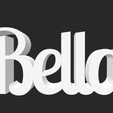 Bella-Name-Barbie-Font-Stl1.png Имя беллы .STL
