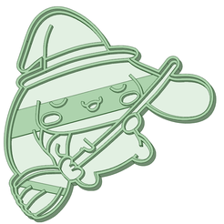 Cinnamon halloween.png Fichier STL Biscuit d'Halloween à l'emporte-pièce Cinnamoroll・Design à télécharger et à imprimer en 3D