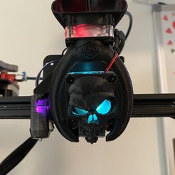 Ender 3, 3 V2, 3 pro, 3 max, Dual 40mm Axiallüfter Hot End Kanal / Fang. CR-10, Micro Swiss Direktantrieb und Bowdenzug kompatibel. Keine Unterstützung für den Druck benötigt