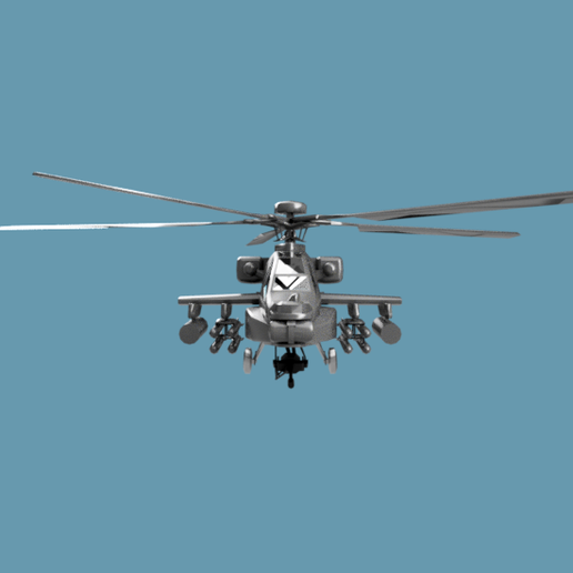 Boeing AH-64 Apache 3D model