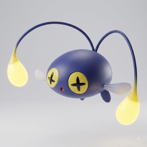 0170 Chinchou 3D Model