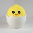 3.png Chicken Egg Container (Twist Top)