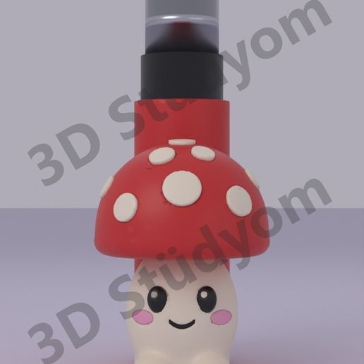 Clipper Lighter Sleeve – Red Mushroom · Clipper Çakmak Kılıfı