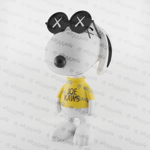 KAWS - Hand Drawn & Signed Snoopy Doll – MODCLAIR