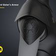 Third Sister’s Armor by 3Demon Fichier 3D Troisième sœur Reva - Ensemble de modèles・Modèle pour imprimante 3D à télécharger, 3D-mon