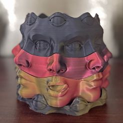 🏺 Multi Face Vase・3D Print with the creality k1c 3D printer・Cults