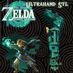 pre.jpg Archivo 3D Link UltraHand and Rings Set Zelda Tears of the Kingdom・Plan de impresora 3D para descargar